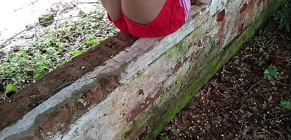  wife gets fucked in forest by ex lover boyfriend sex hard